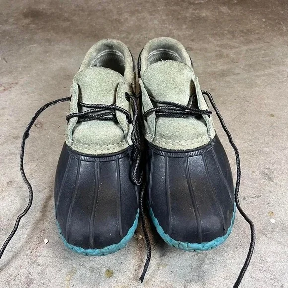 Vintage Black and blue L.L.Bean duck boots Women's size 8.5 or‎ men's 7 - Picture 2 of 5
